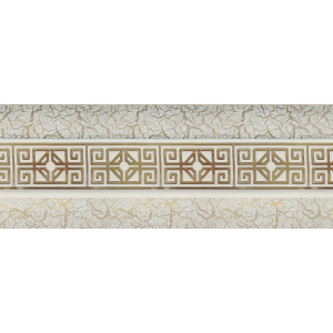 Планка декоративная. BRASLET. Золотой мрамор