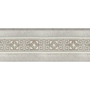 Планка декоративная. BRASLET. Серебряный мрамор