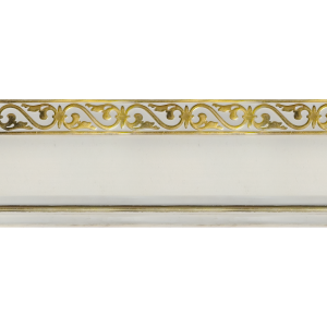 Планка декоративная. DENI. Белый с золотом