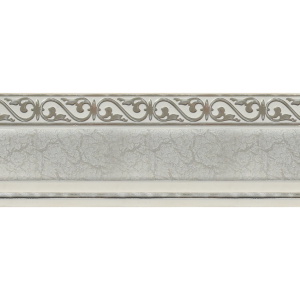 Планка декоративная. DENI. Серебряный мрамор