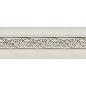 Планка декоративная. NATA. Белый с серебром