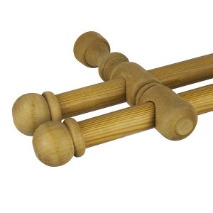 Деревянный карниз, 2 ряд, Бук | 1.25 м