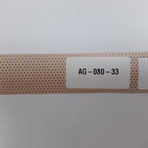 Лента алюминиевая. 25 мм. перфорация. коричневая. 1000 м