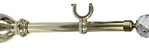 Кронштейн KN-S стеновой. 1 ряд. D19. Хром