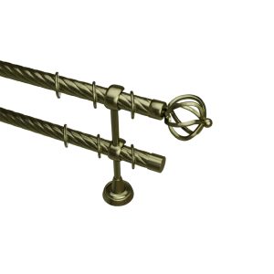 Стычной карниз "TWIST", н. 16, 2 ряд, D19/19, Антик
