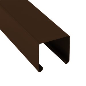 Карниз G-25. АКРИЛ. Темно коричневый. 4.0 м. упак. 20 шт