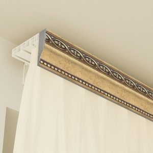 Багетный карниз "Ирис 8" с фурнитурой, Антик