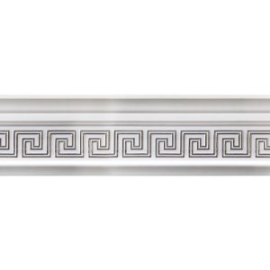 Багетный карниз "Versace" с фурнитурой, Серебро