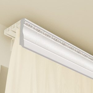 Багетный карниз "Эстет" с фурнитурой, Белый
