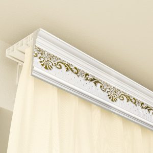 Багетный карниз "Ornela" с фурнитурой, Золото