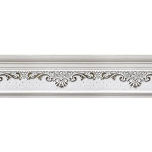 Багетный карниз "Ornela" с фурнитурой, Серебро