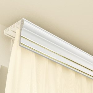 Багетный карниз "Line" с фурнитурой, Золото