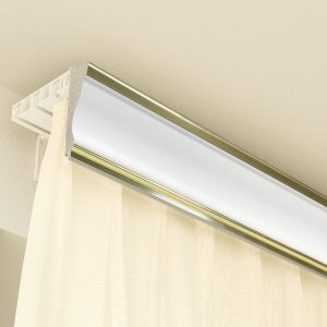 Багетный карниз "Vela" с фурнитурой, Золото