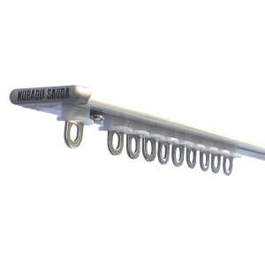 Карниз "NUR", с фурнитурой, белый